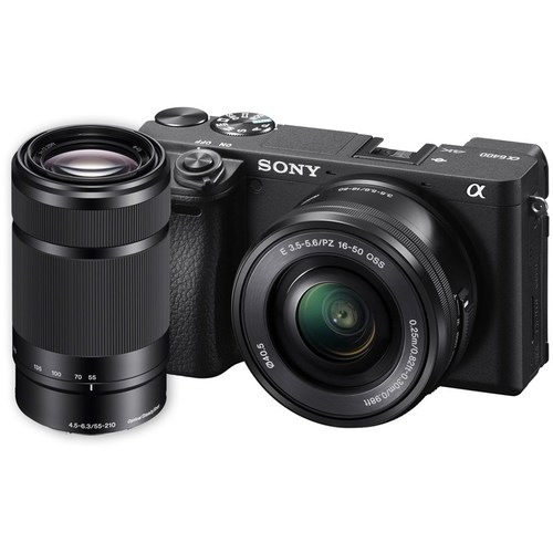 מצלמה חסרת מראה סוני Sony Alpha a6400 + 16-50 + 55-210 mm - קיט