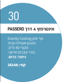 אינטרפוץ 4 דרך PASSERO אקוילה כרום