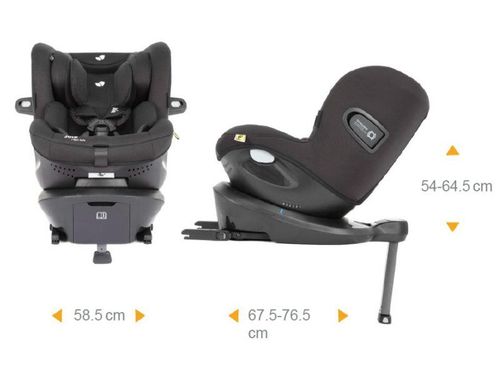 כסא בטיחות עם ציון הבטיחות הגבוה בעולם I-Spin Safe- צבע Shale