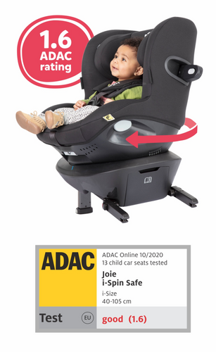 כסא בטיחות עם ציון הבטיחות הגבוה בעולם I-Spin Safe- צבע Shale