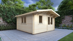 מחסן עץ אירופאי 4X4 עובי 28 מ"מ Ringwood דגם EverGreen