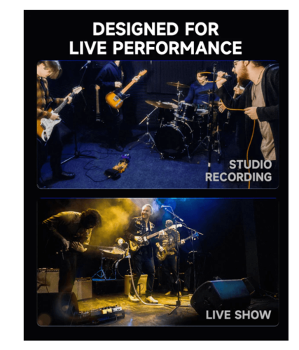 פדאל קומבו EC6926 דילי וריברב 3X3 לגיטרה Yellow Fall II כולל Tap Tempo מבית DONNER