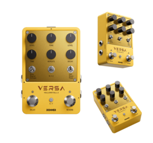 פדאל קומבו EC6926 דילי וריברב 3X3 לגיטרה Yellow Fall II כולל Tap Tempo מבית DONNER