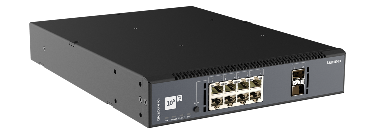 נתב רשת Luminex Gigacore 10i-8x1G-2x10G(SFP+)