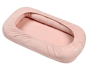 עריסת קן בייבי נסט לתינוק חלק ג’רזי -ורוד mountain