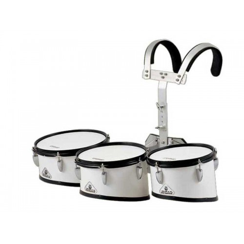 שלישיית תופי מצעד Jinbao QA03 WHITE 