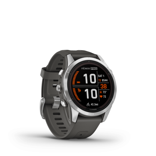 שעון ספורט fēnix® 7S Pro – Solar Edition | 42mm - אפור & כסוף