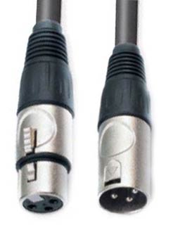 כבל מיקרופון XLR - XLR  אורך 5מטר