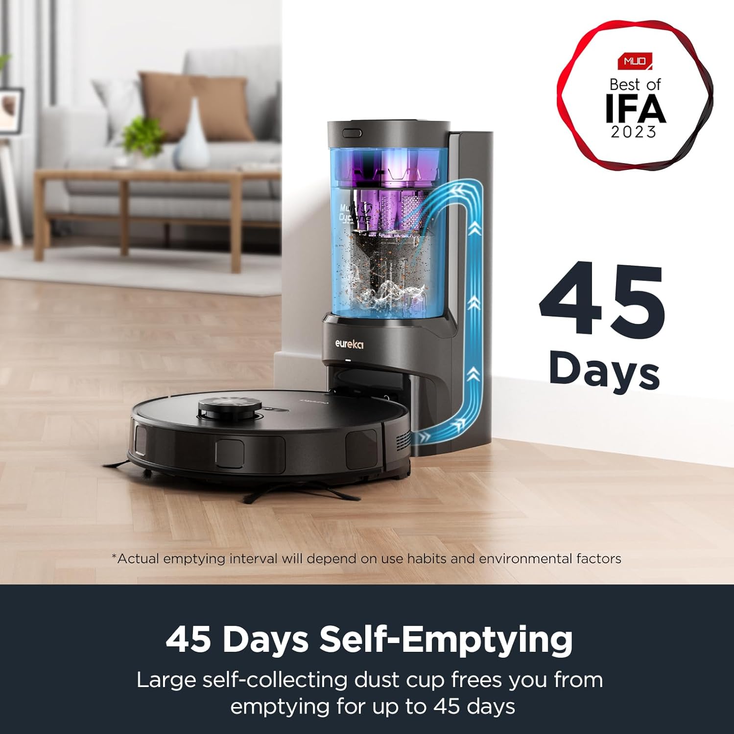 שואב רובוטי Eureka מתקדם דגם E10S יוריקה