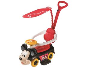 בימבה מוסיקלית + מוט דחיפה מיקי מאוס 2ב1-דיסני 