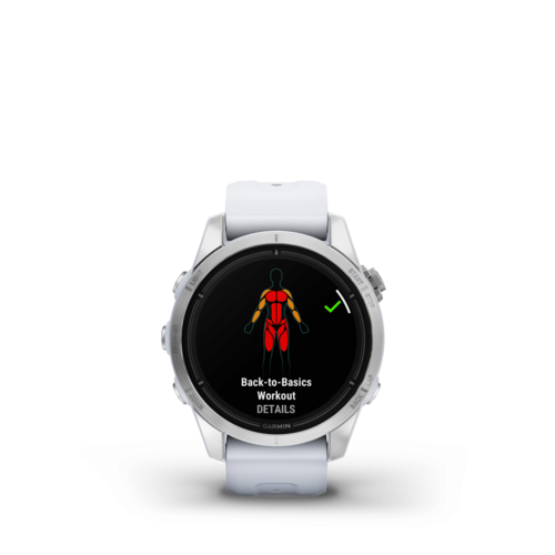 שעון ספורט epix™ Pro (Gen 2) – Standard Edition | 42mm - לבן & כסוף