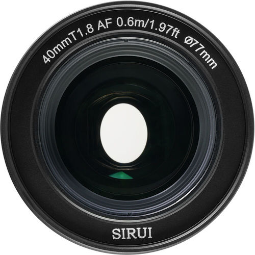 עדשה אנמורפית אוטופוקוס Sirui 40mm T1.8 1.33x S35 Autofocus Anamorphic (Nikon Z, Blue Flares)