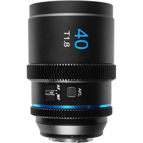 עדשה אנמורפית אוטופוקוס Sirui 40mm T1.8 1.33x S35 Autofocus Anamorphic (Fuji X, Blue Flares)