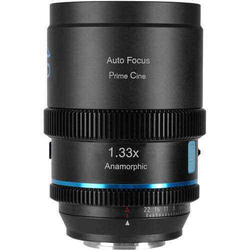 עדשה אנמורפית אוטופוקוס Sirui 40mm T1.8 1.33x S35 Autofocus Anamorphic (Fuji X, Blue Flares)