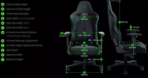 כיסא גיימינג Razer Enki