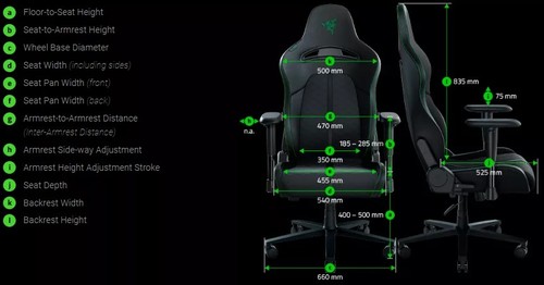 כיסא גיימינג Razer Enki X