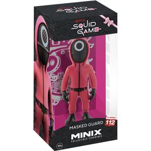 מיניקס MINIX פסלון אספנות משחקי הדיונון שומר במסכה (עיגול)  MINIX SQUID GAME MASKED GUARD