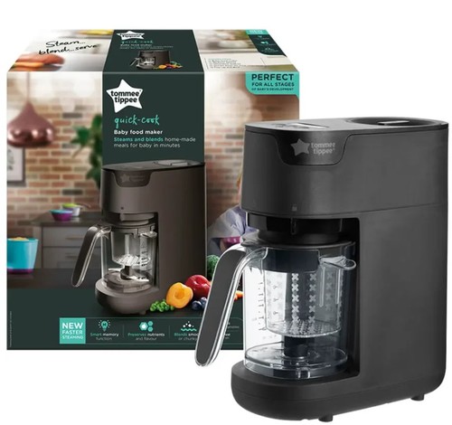 מעבד מזון באידוי ובלנדר  _ Tommee Tippee - Quick-Cook Food Maker 