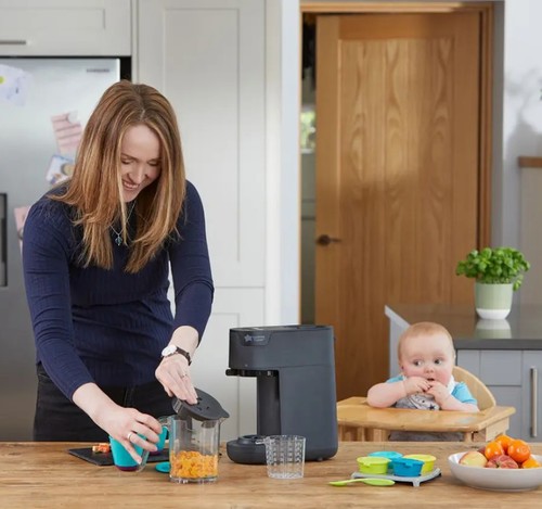 מעבד מזון באידוי ובלנדר  _ Tommee Tippee - Quick-Cook Food Maker 
