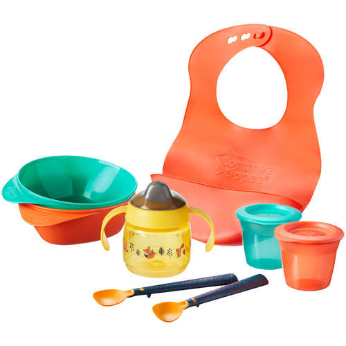 סט האכלה לתינוק -  Tommee Tippee - Firsttastes Weaning Starter Kit  Firsttastes 