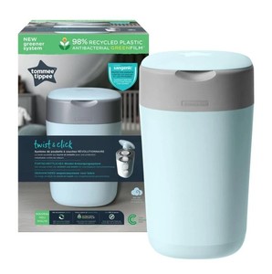 פח חיתולים-טוויסט אנד קליק_ TOMMEE TIPPEE- Twist and Click Nappy Disposal  