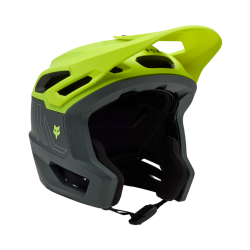 קסדת אופניים פוקס דרופריים שחור / צהוב  - FOX DROPFRAME PRO NYF HELMET V25