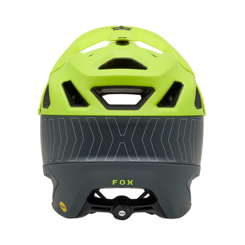 קסדת אופניים פוקס דרופריים שחור / צהוב  - FOX DROPFRAME PRO NYF HELMET V25
