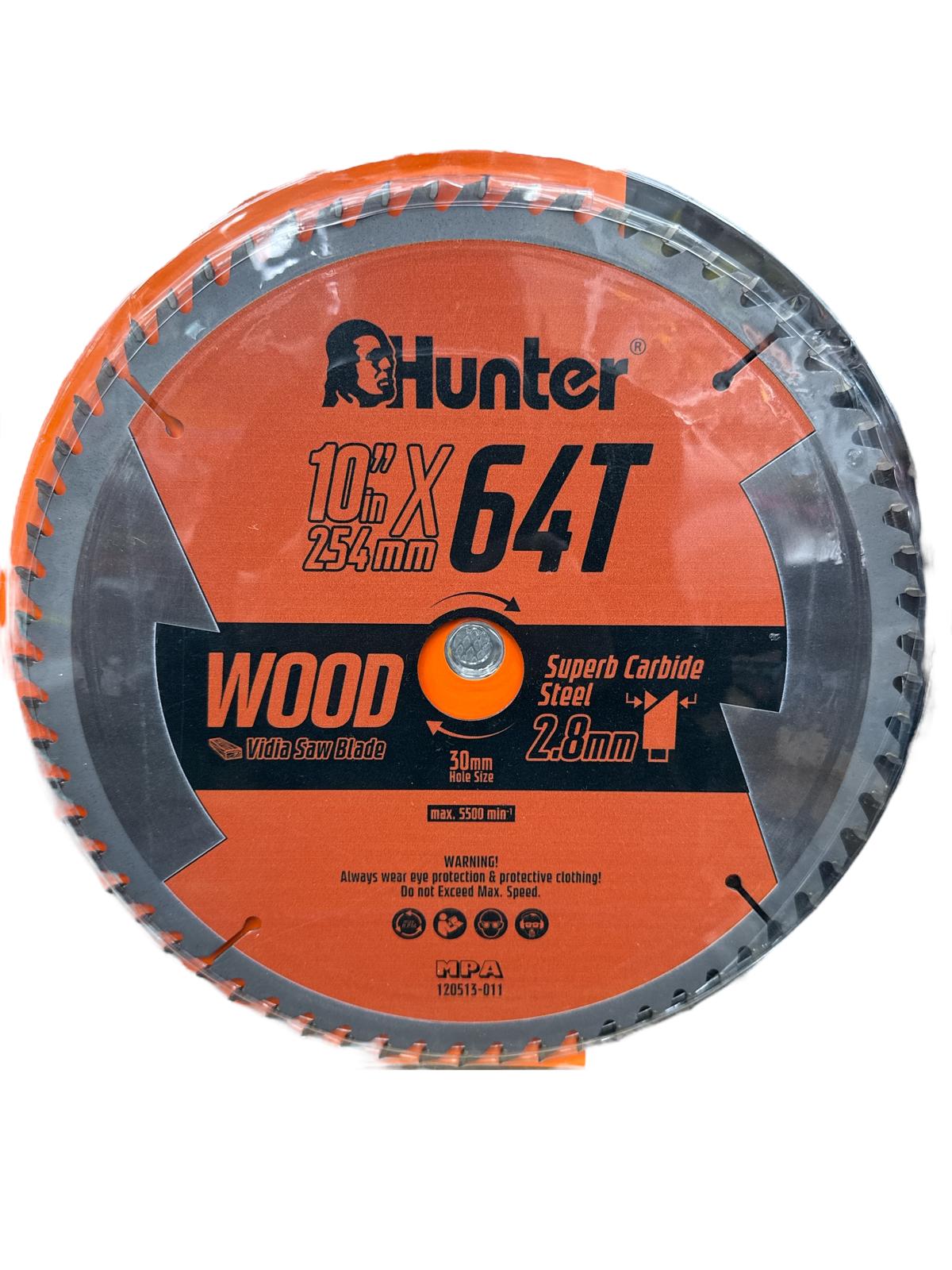 להב למסור 10" לעץ 64 שיניים  HUNTER