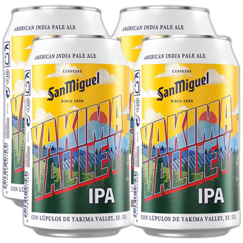 רביעייה בירה סאן מיגל יאקימה וואלי IPA פחית - 330 מ"ל