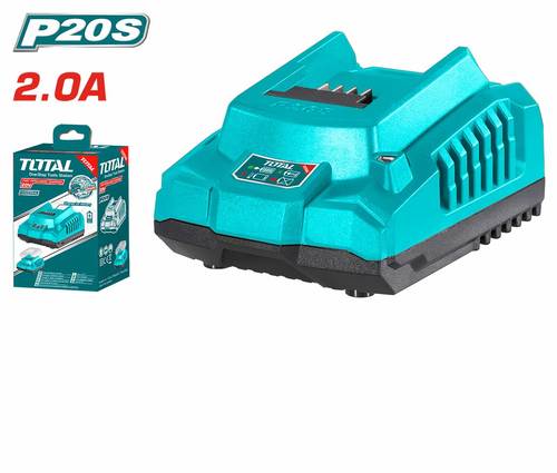 מטען מהיר דור חדש לסוללות TOTAL 20V