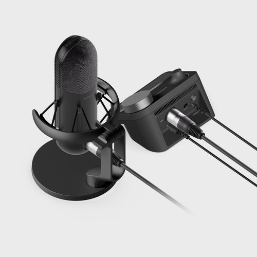 מיקרופון XLR באיכות סטודי לגיימינג מקצועי Steelseries Alias Pro EMEA