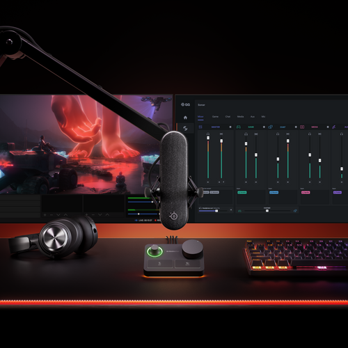 מיקרופון XLR באיכות סטודי לגיימינג מקצועי Steelseries Alias Pro EMEA