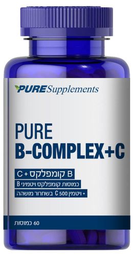 B קומפלקס + ויטמין C בשחרור מושהה