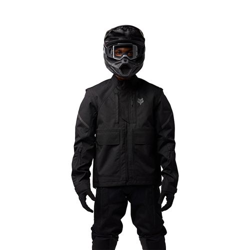 מעיל רכיבה פוקס שחור - FOX DEFEND OFFROAD JACKET V25