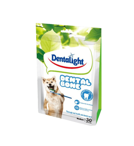 דנטלייט Dentalight חטיף דנטלי בצורת עלה גדול 30 יחידות