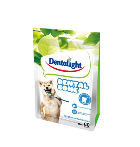 דנטלייט Dentalight חטיף דנטלי בצורת עלה קטן 60 יחידות