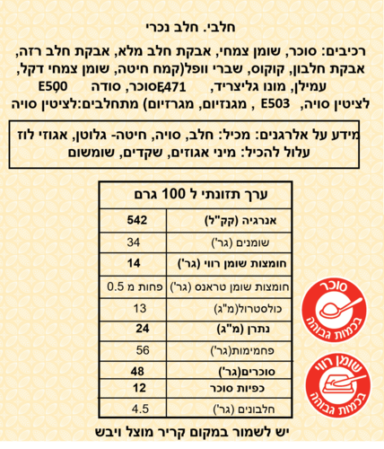 ממרח בטעם רפאלו 500 גרם