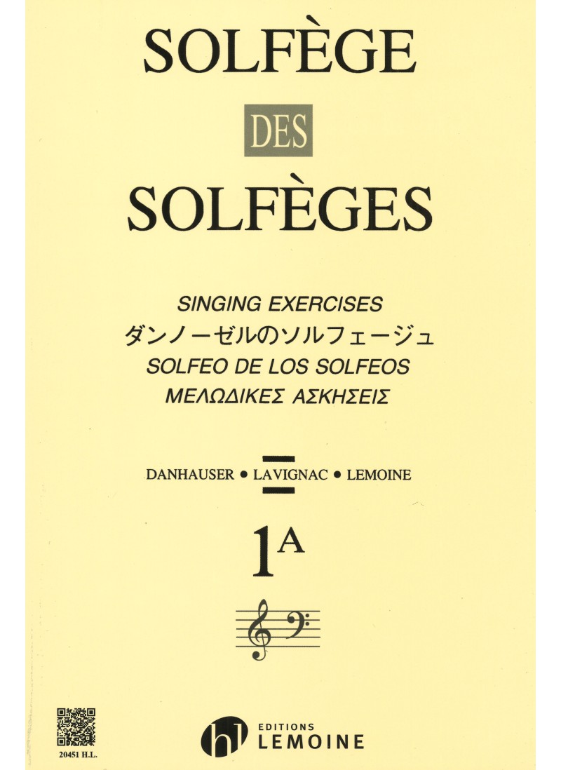 Solfege des Solfeges 1A