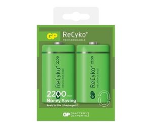 זוג סוללות GP D Rechargeable Recyko 2200mAh