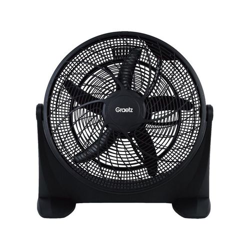 מאוורר רצפתי שחור 20 אינץ' גרץ GRAETZ דגם GRF322