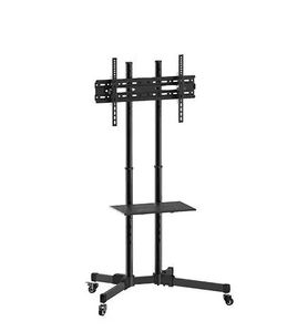 עגלה ניידת עם מדף תחתון למסכים עד 70"   AVA-1200