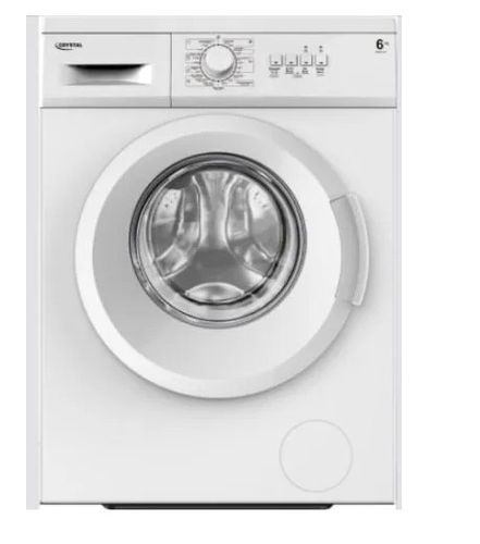 מכונת כביסה פתח חזית 6 קג 1000 סל”ד WM6110 לבן Crystal