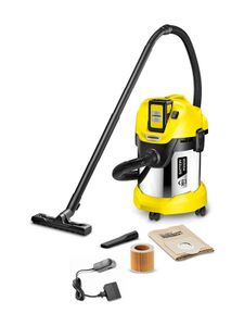 שואב אבק אלחוטי יבש / רטוב WD3 BATTERY PREMIUM  קארשר Karcher