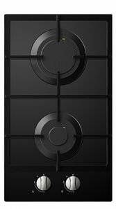 כיריים גז זכוכית שחור זוגי 6714 MIDEA DOMINO מידאה