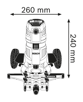 רוטר BOSCH GMF 1600 CE