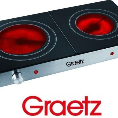 פלטת בישול קרמית כפולה גרץ Graetz דגם GR295