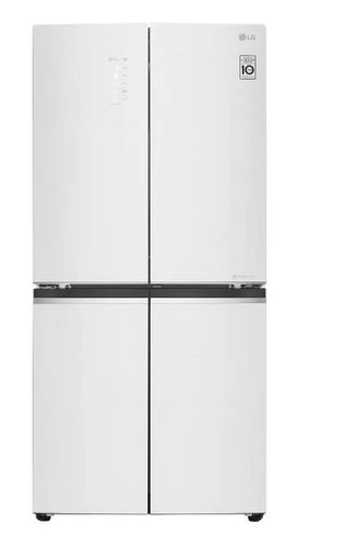 LG מקרר 4 דלתות דגם GRB608BDID זכוכית שחורה   אל גי