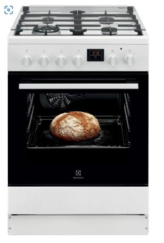  תנור משולב כיריים LKK620200W אלקטרולוקס ELECTROLUXE