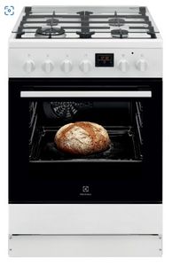  תנור משולב כיריים LKK620200W אלקטרולוקס ELECTROLUXE