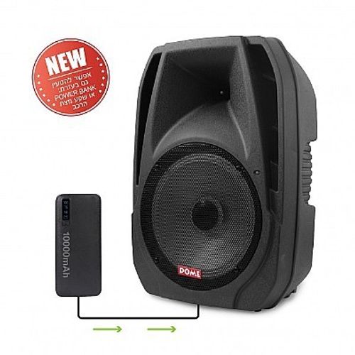 בידורית ניידת בלוטוס 12’’ עם מיקרופון אלחוטי DM125